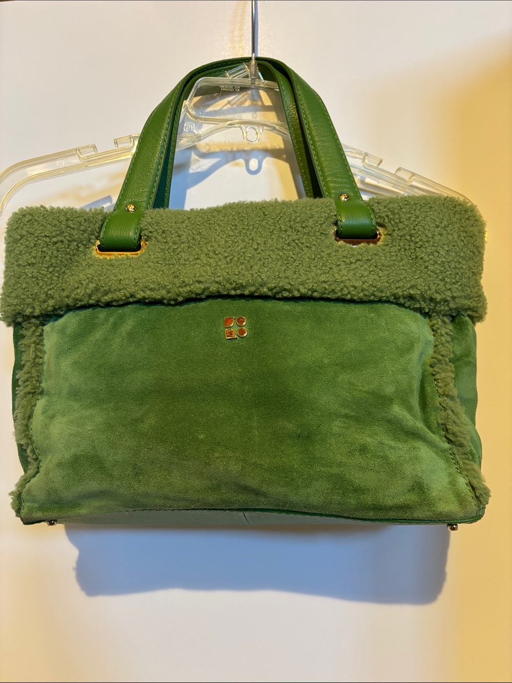 Kate Spade Green Suede Tote
